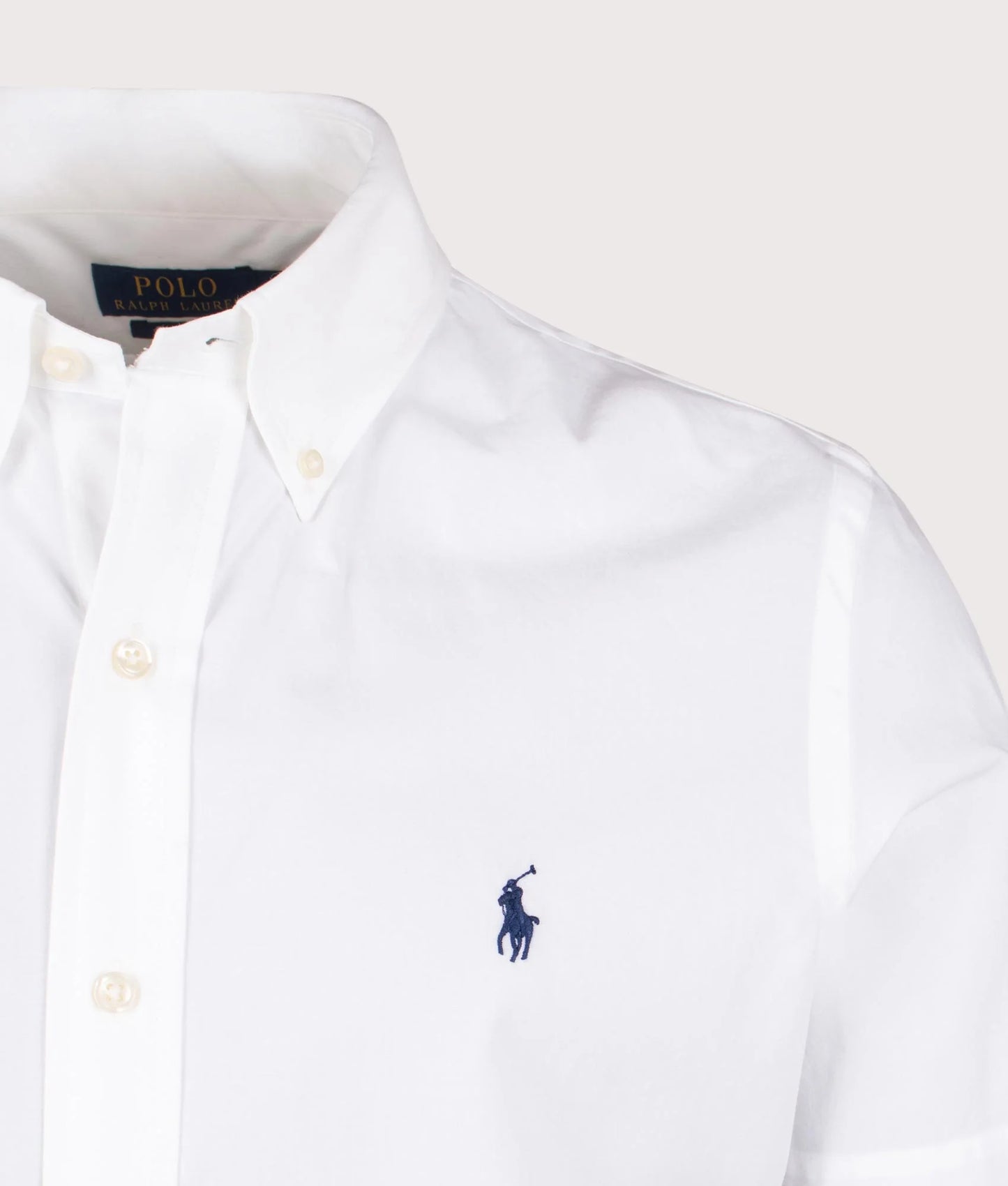 Custom Fit Short Sleeve Stretch Poplin Shirt