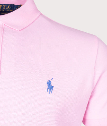 Custom Slim Fit Mesh Polo Shirt