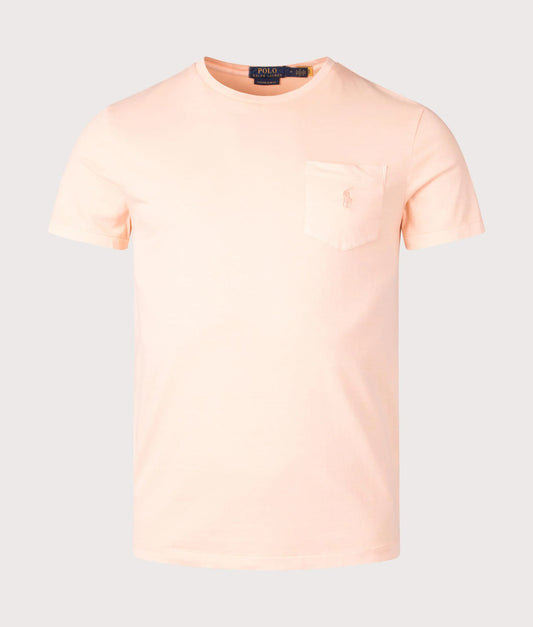 Custom Slim Mineral-Dyed Pocket T-Shirt