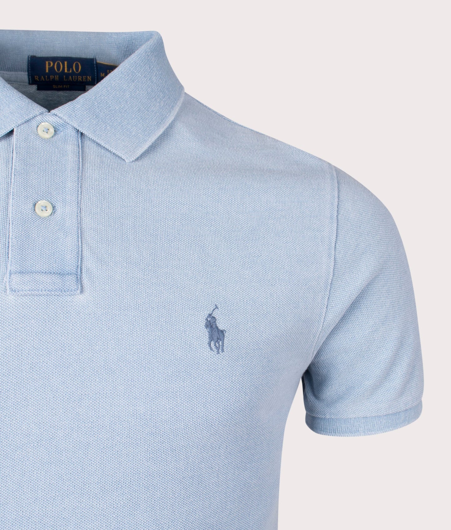 Slim Fit Mesh Polo Shirt