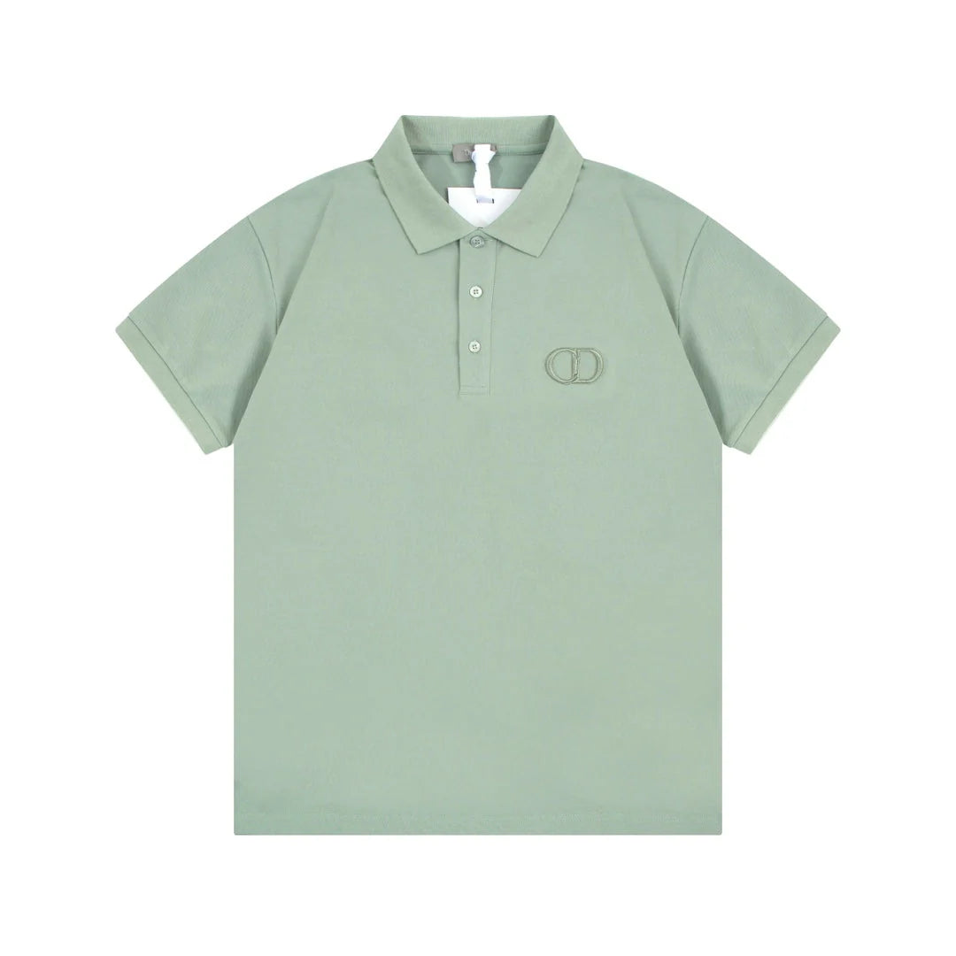 1203 New classic neckline color-matching POLO shirt