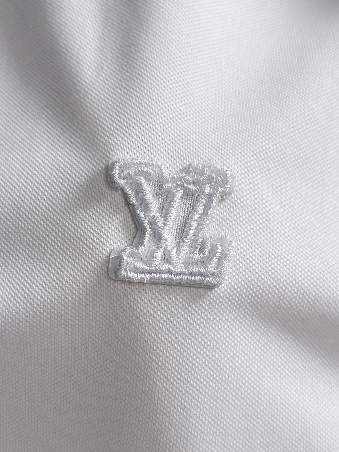 260511 New high-quality embroidered neckline jacquard patchwork design Polo shirt