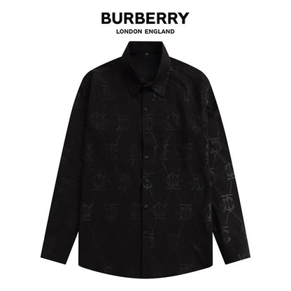0808 New silk skin-friendly long-sleeved shirt