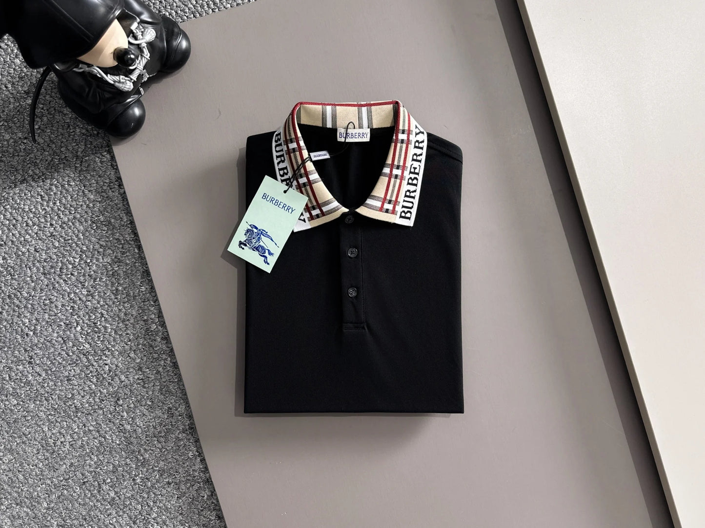 260511 New high-quality embroidered neckline jacquard patchwork design Polo shirt