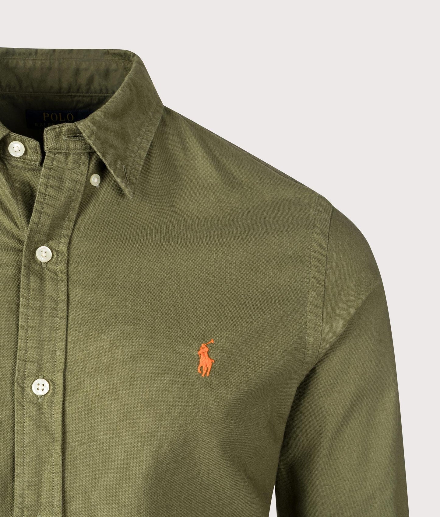 Slim Fit Garment-Dyed Oxford Shirt