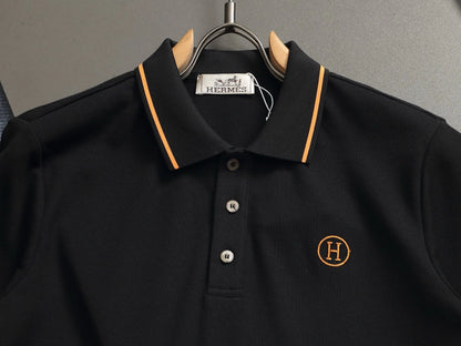 260113 New high-quality classic embroidered polo