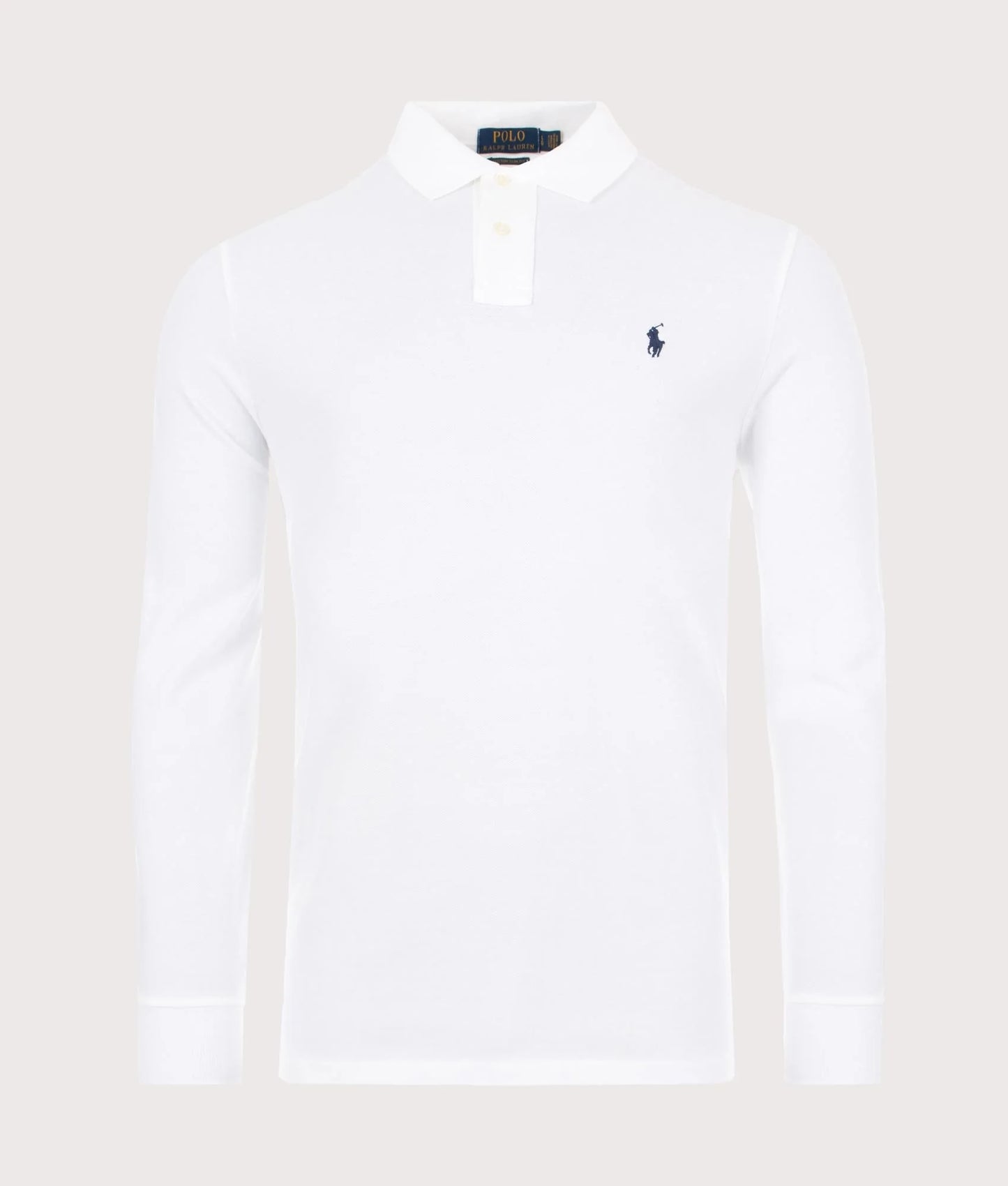 Custom Slim Fit Long Sleeve Polo Shirt