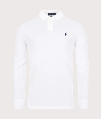 Custom Slim Fit Long Sleeve Polo Shirt