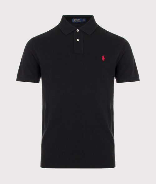 Custom Slim Fit Mesh Polo Shirt