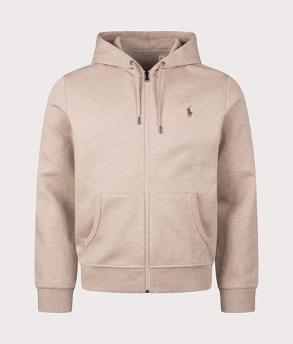 Zip Through Double Knit Hoodie