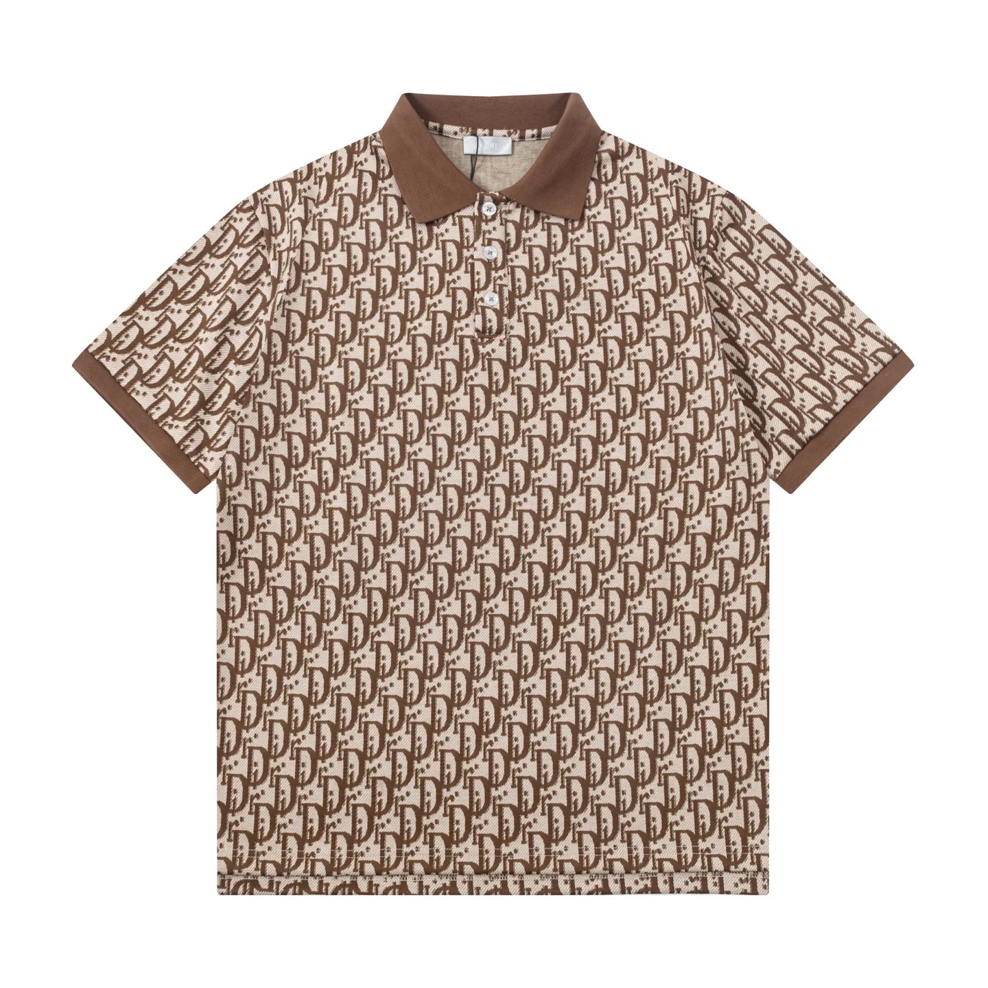 250604 The new high-quality full-body jacquard letter POLO