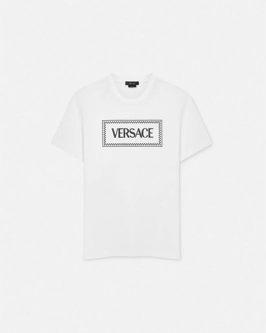 Box Letters Print T Shirt