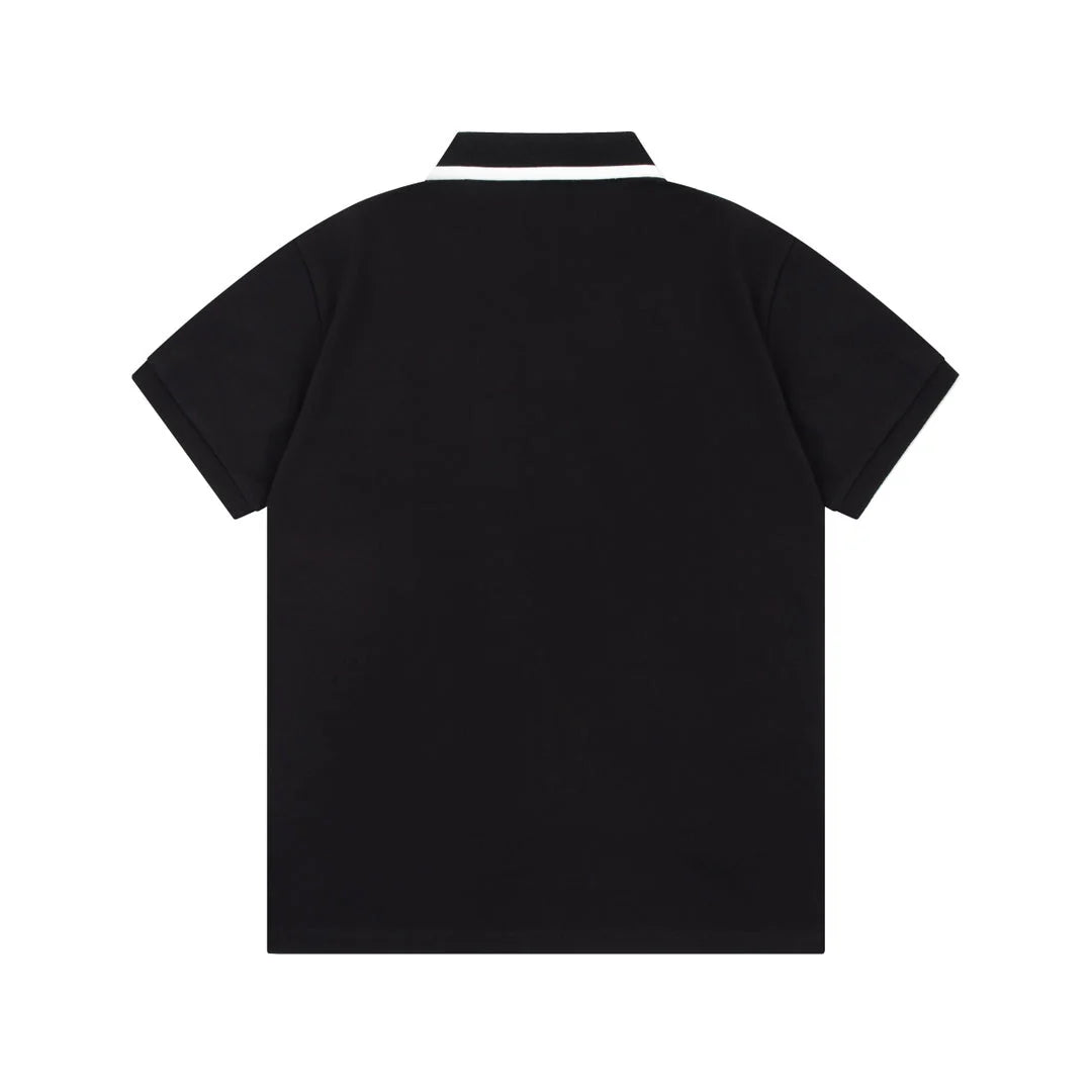 1203 New classic neckline color-matching POLO shirt