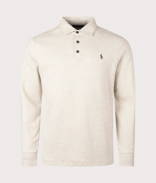 Luxury Jersey Long Sleeve Polo Shirt