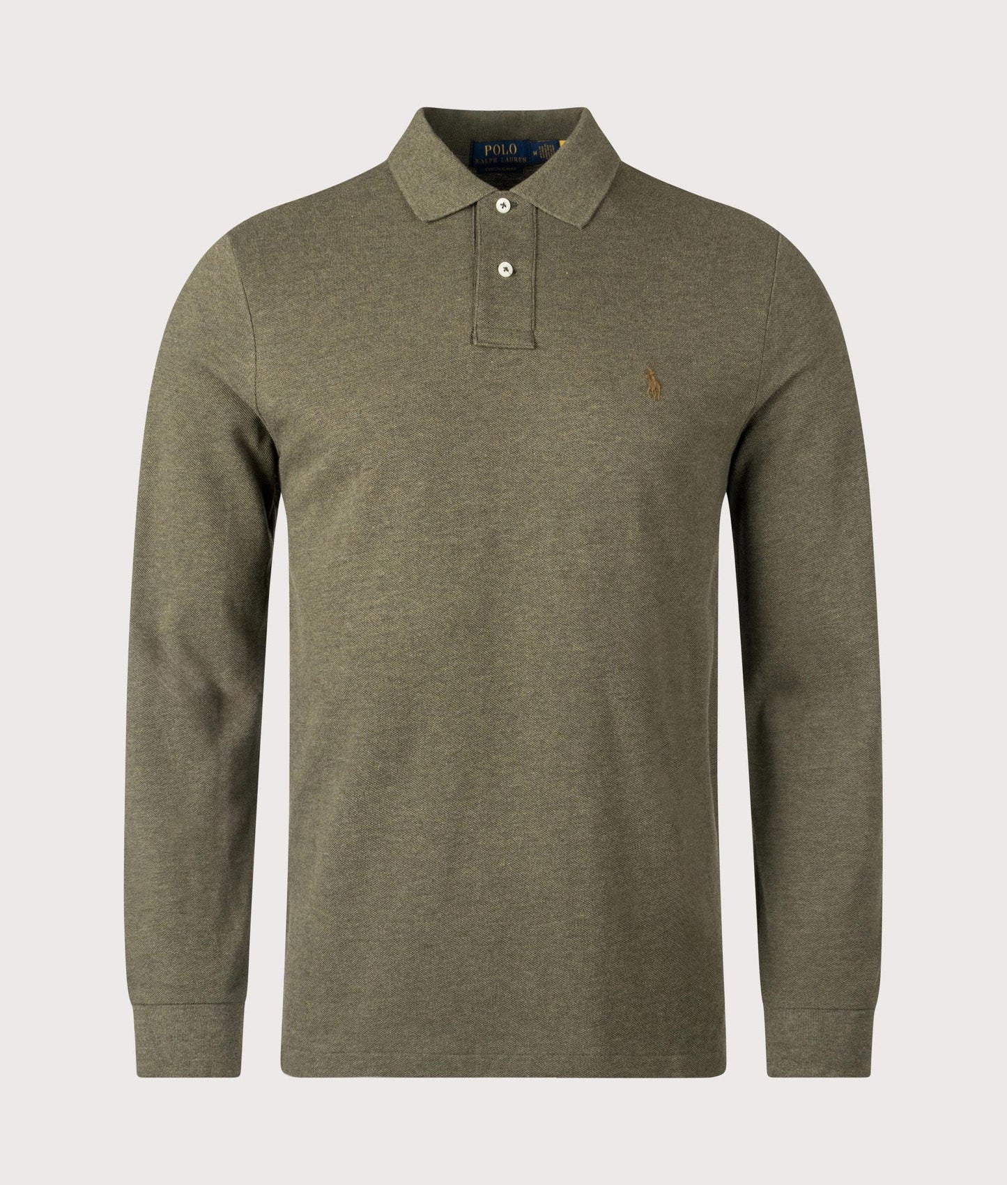 Custom Slim Fit Long Sleeve Polo Shirt