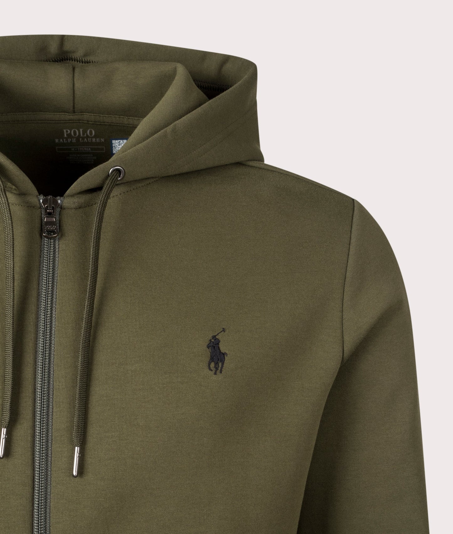 Zip Through Double Knit Hoodie
