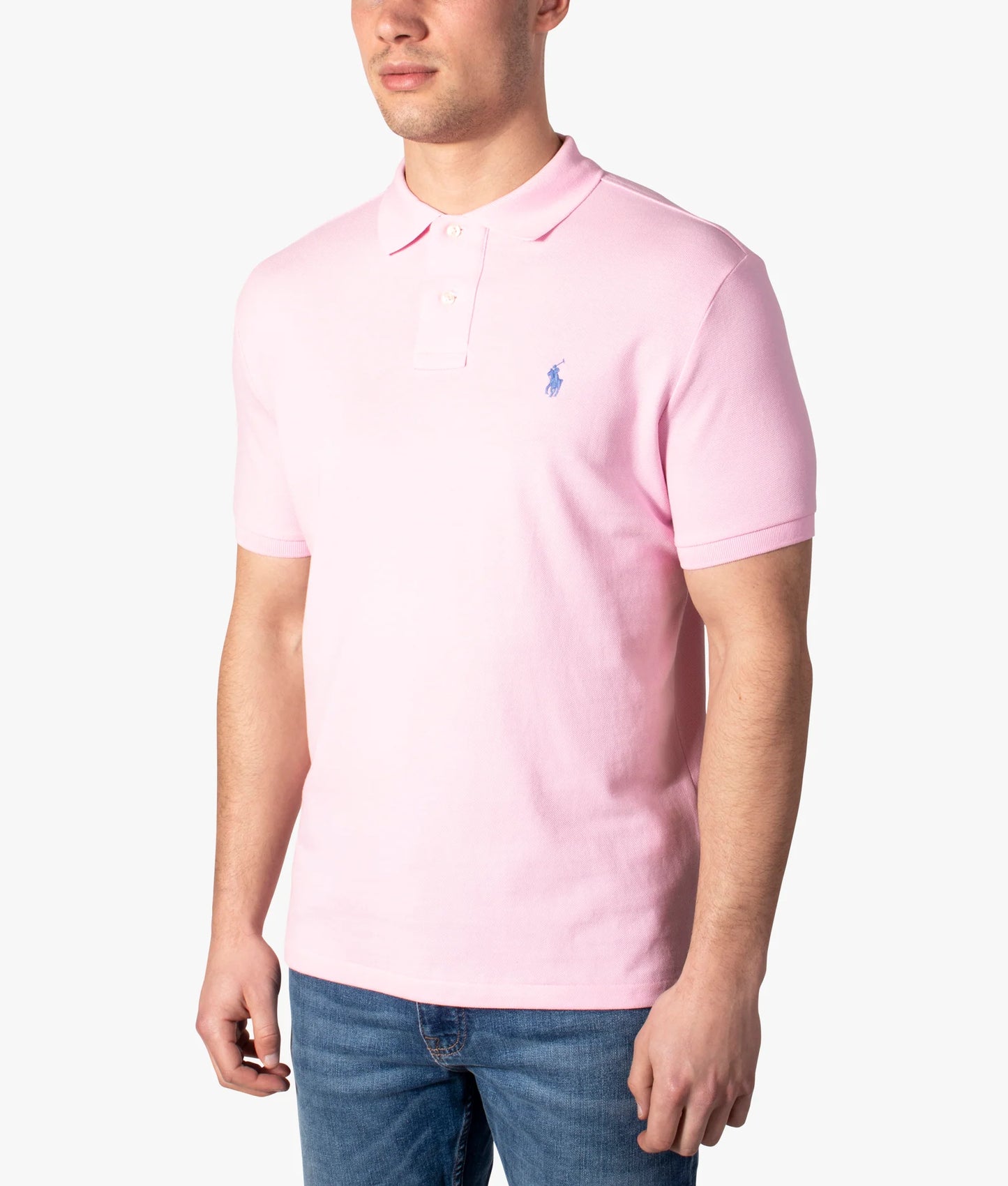 Custom Slim Fit Mesh Polo Shirt