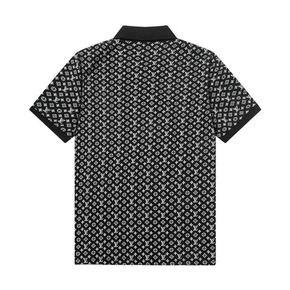 250305 New high quality jacquard fabric POLO shirt