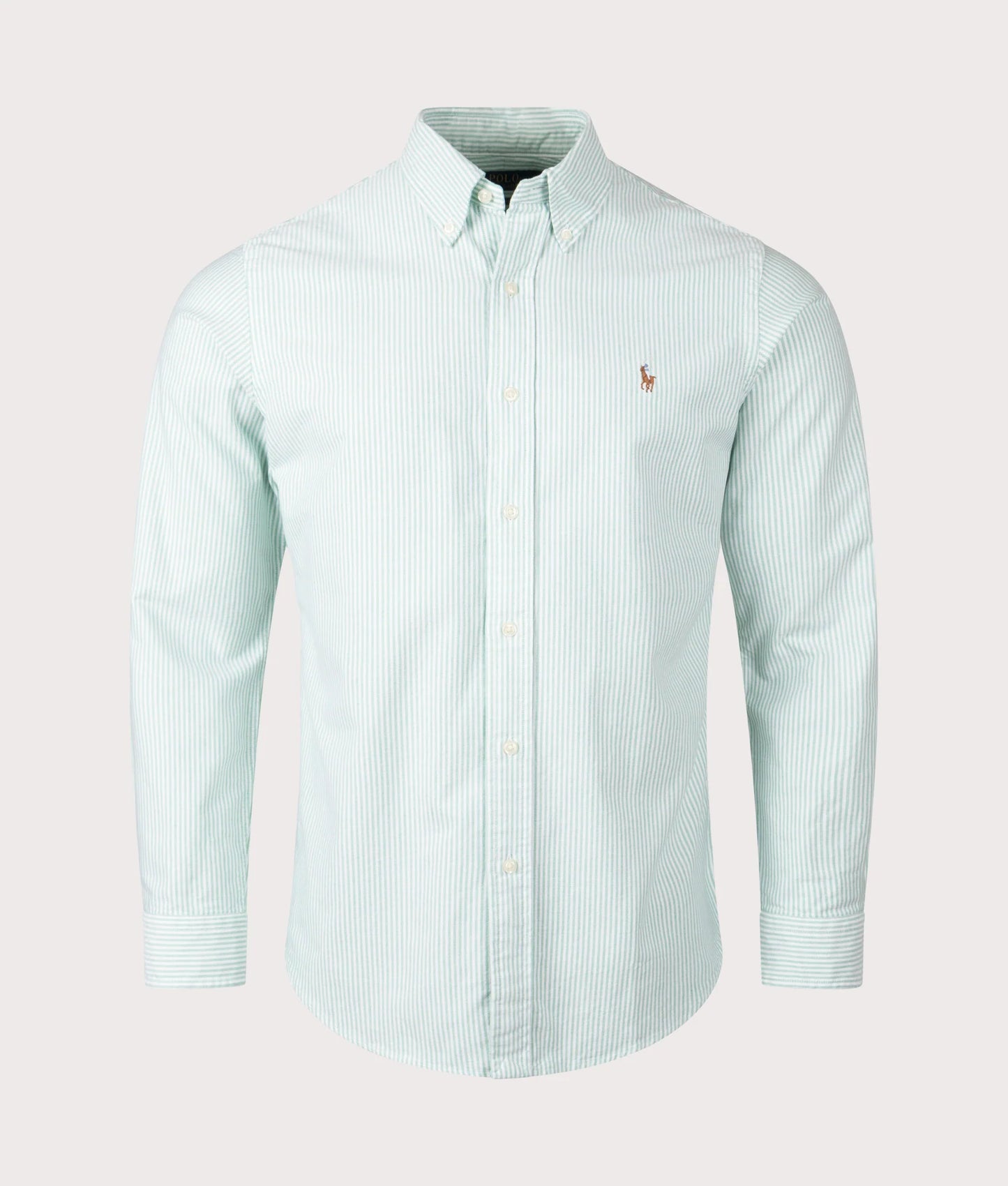Custom Fit Striped Oxford Shirt