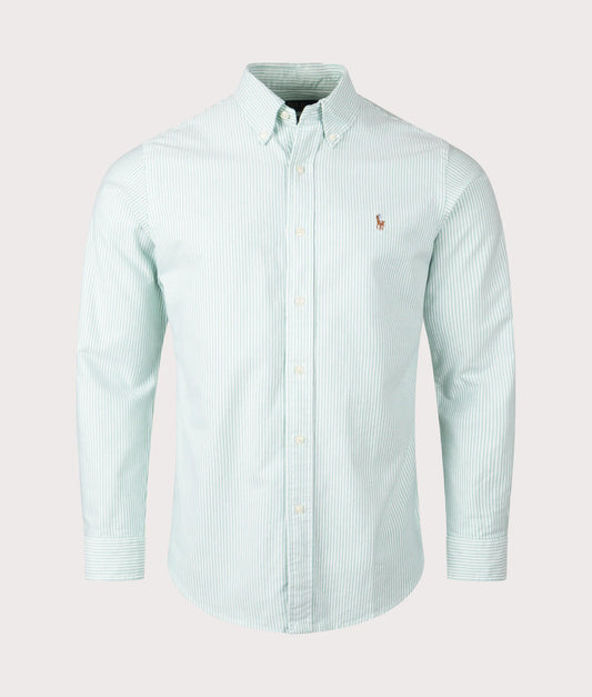 Custom Fit Striped Oxford Shirt