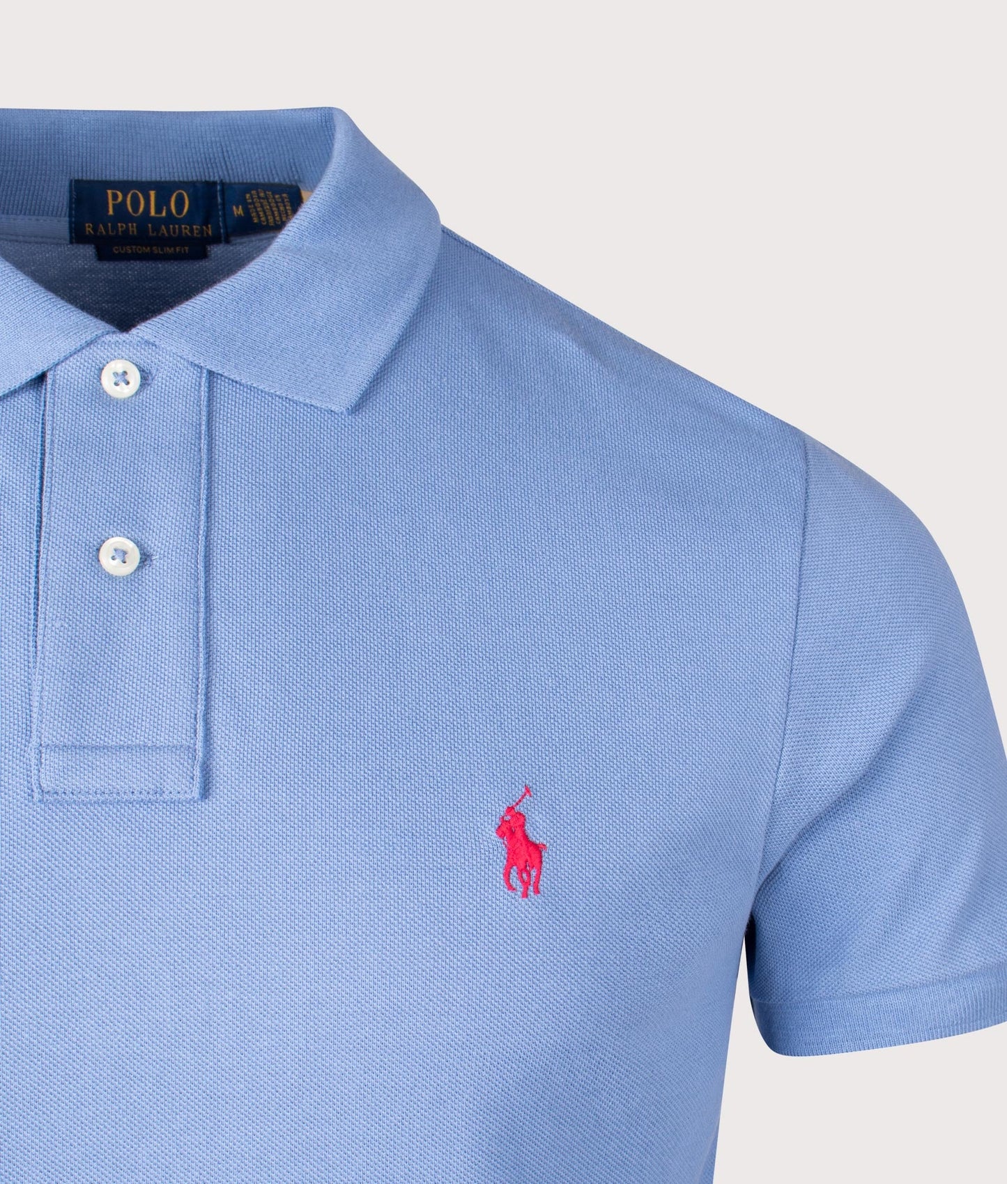 Custom Slim Fit Mesh Polo Shirt