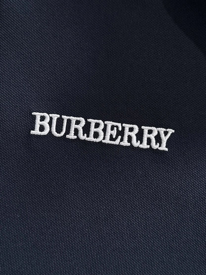 260511 New high-quality embroidered neckline jacquard patchwork design Polo shirt