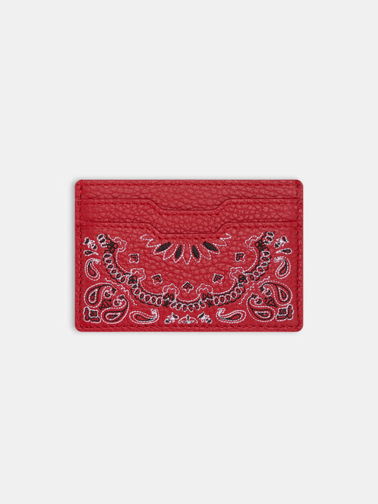 BANDANA CARD HOLDER - Red