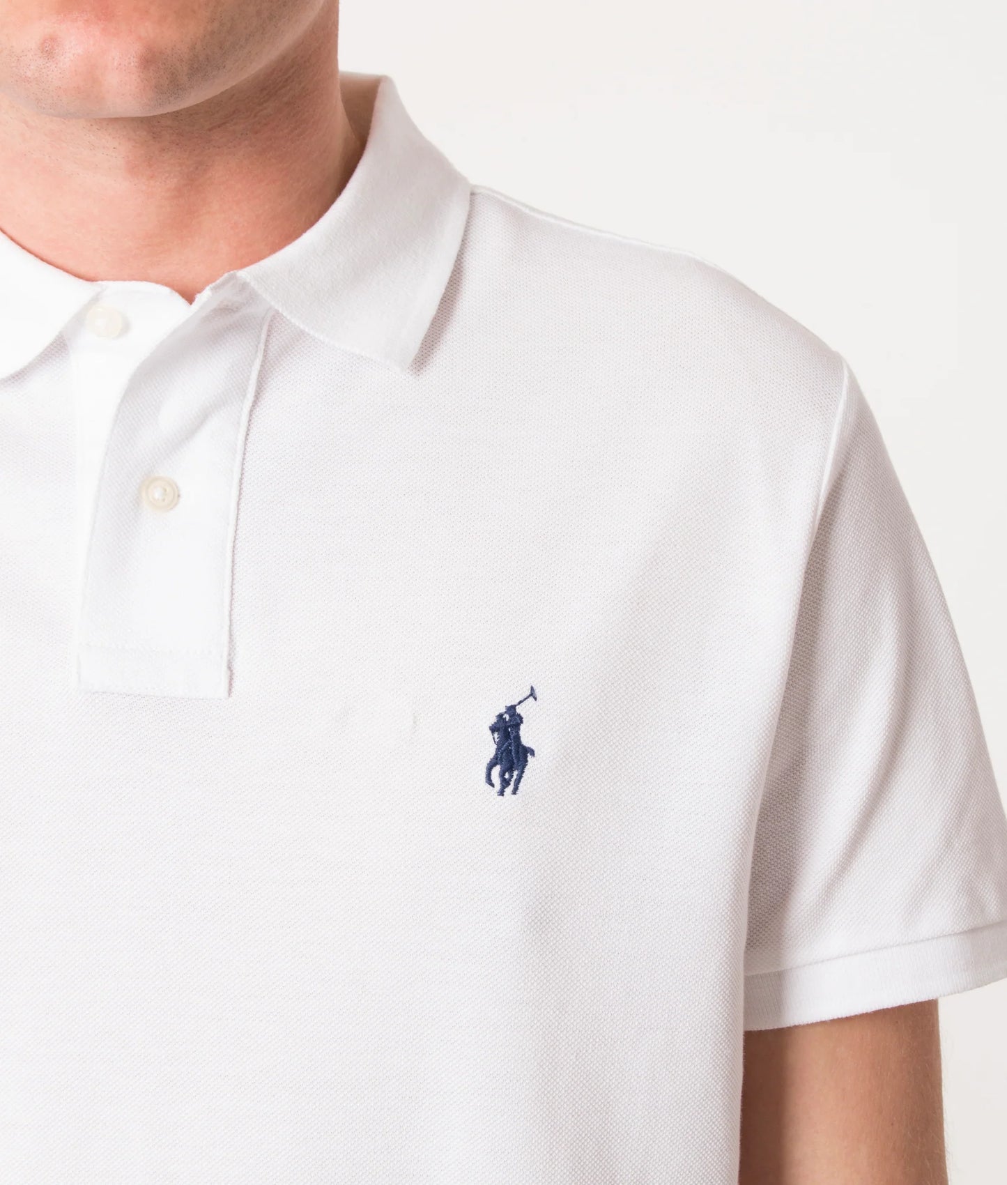 Custom Slim Fit Mesh Polo Shirt