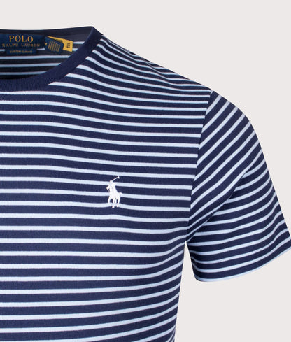 Custom Slim Striped Soft Cotton T-Shirt