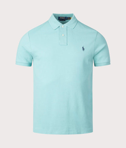 Custom Slim Fit Mesh Polo Shirt