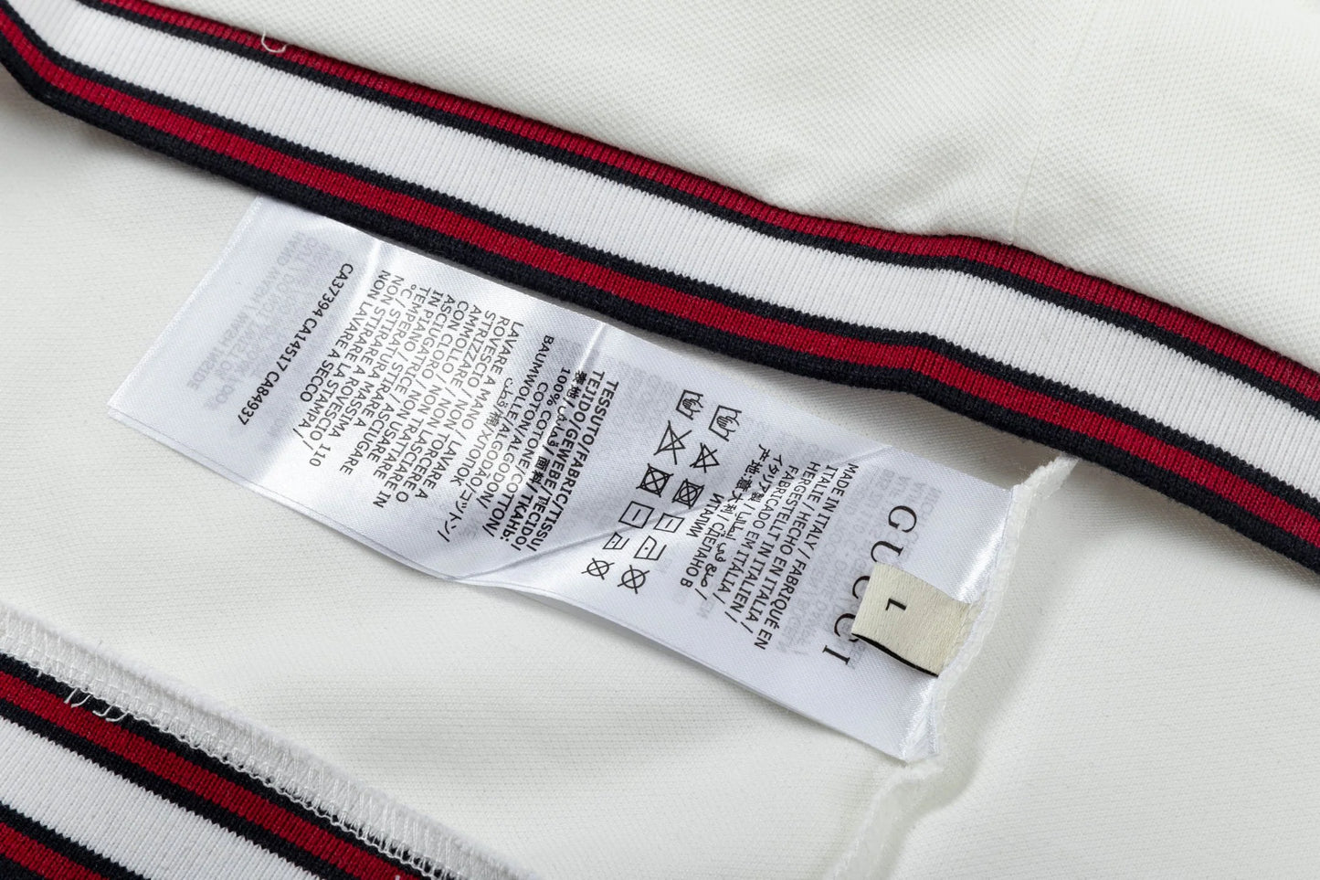 250408 New high-quality letter webbing with a color-matched collar POLO