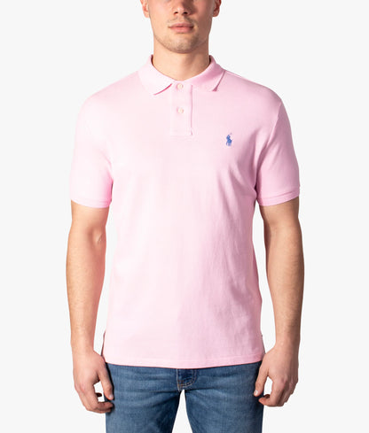 Custom Slim Fit Mesh Polo Shirt