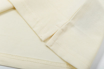 250408 New high-quality letter webbing POLO shirt