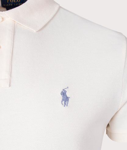 Custom Slim Fit Mesh Polo Shirt