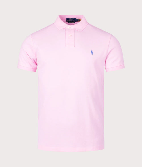 Custom Slim Fit Mesh Polo Shirt