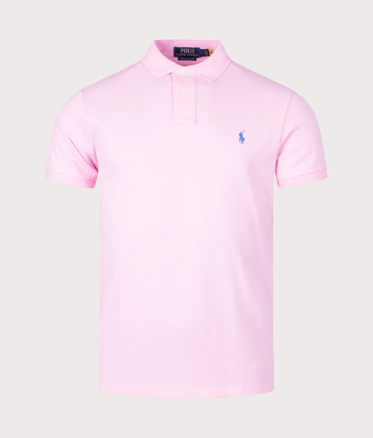 Custom Slim Fit Mesh Polo Shirt