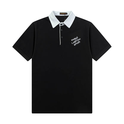 250325 New high quality neckline color POLO shirt