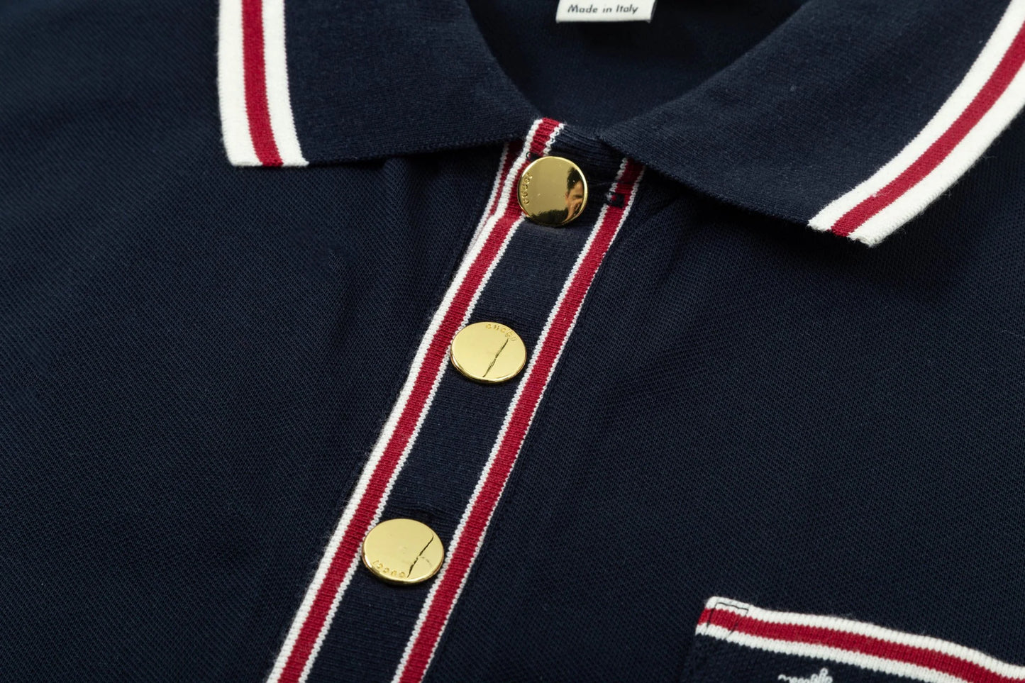 250408 New high-quality letter webbing with a color-matched collar POLO