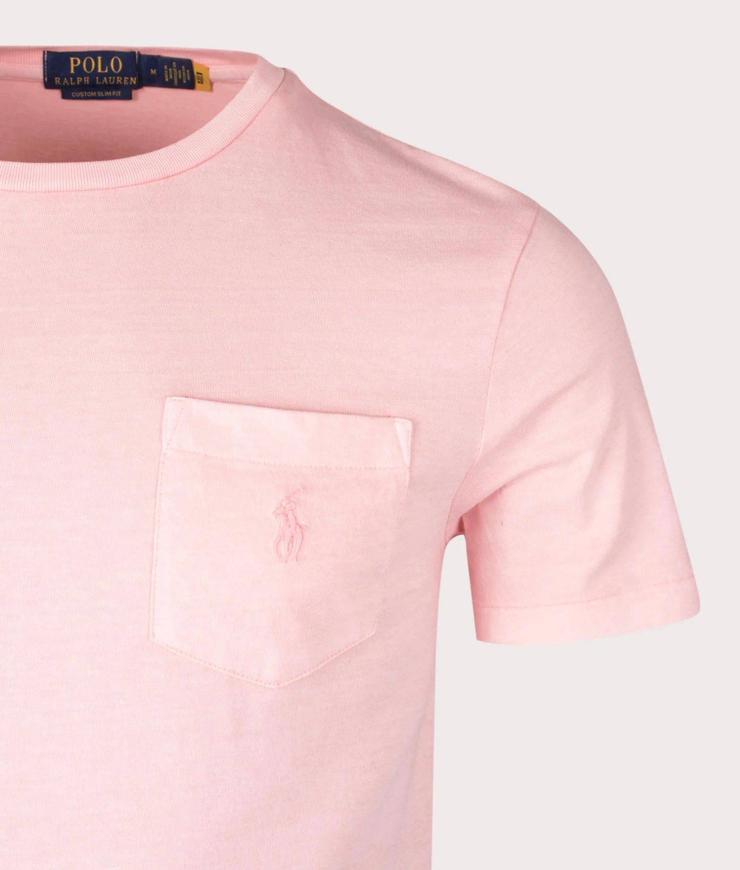 Custom Slim Mineral-Dyed Pocket T-Shirt