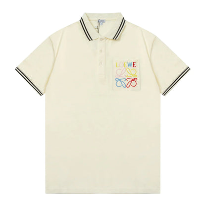 1211 New monogram embroidered polo shirt
