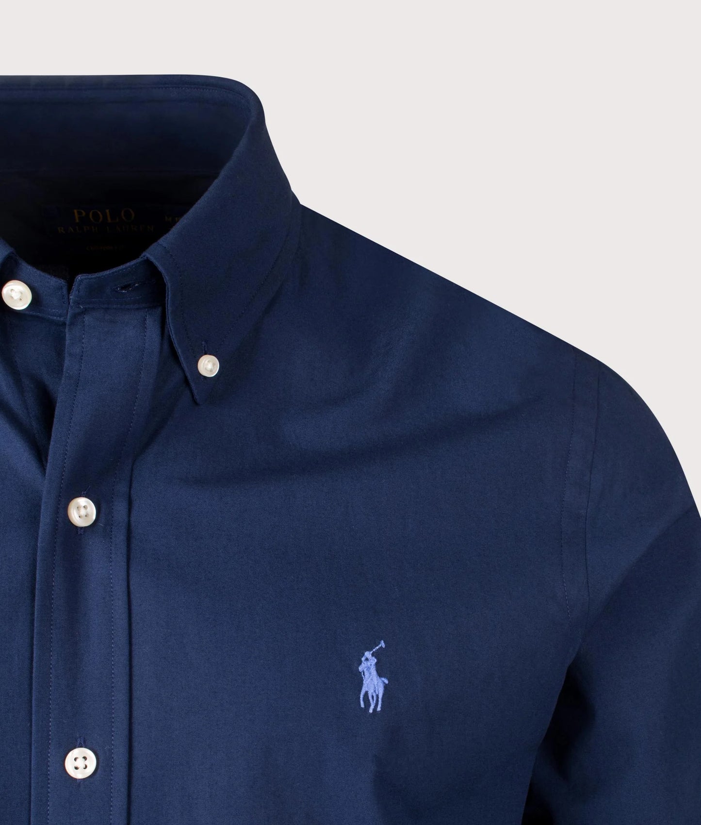 Custom Fit Short Sleeve Stretch Poplin Shirt