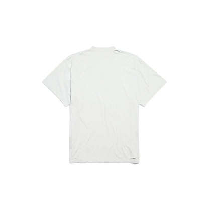 WOMEN'S OPTICAL T-SHIRT OVERSIZED IN WHITE