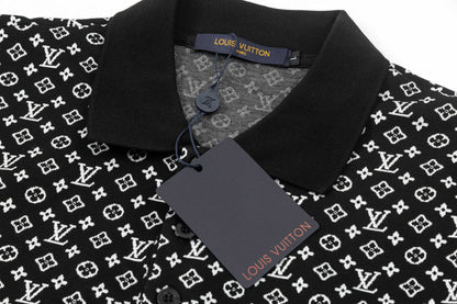 250305 New high quality jacquard fabric POLO shirt