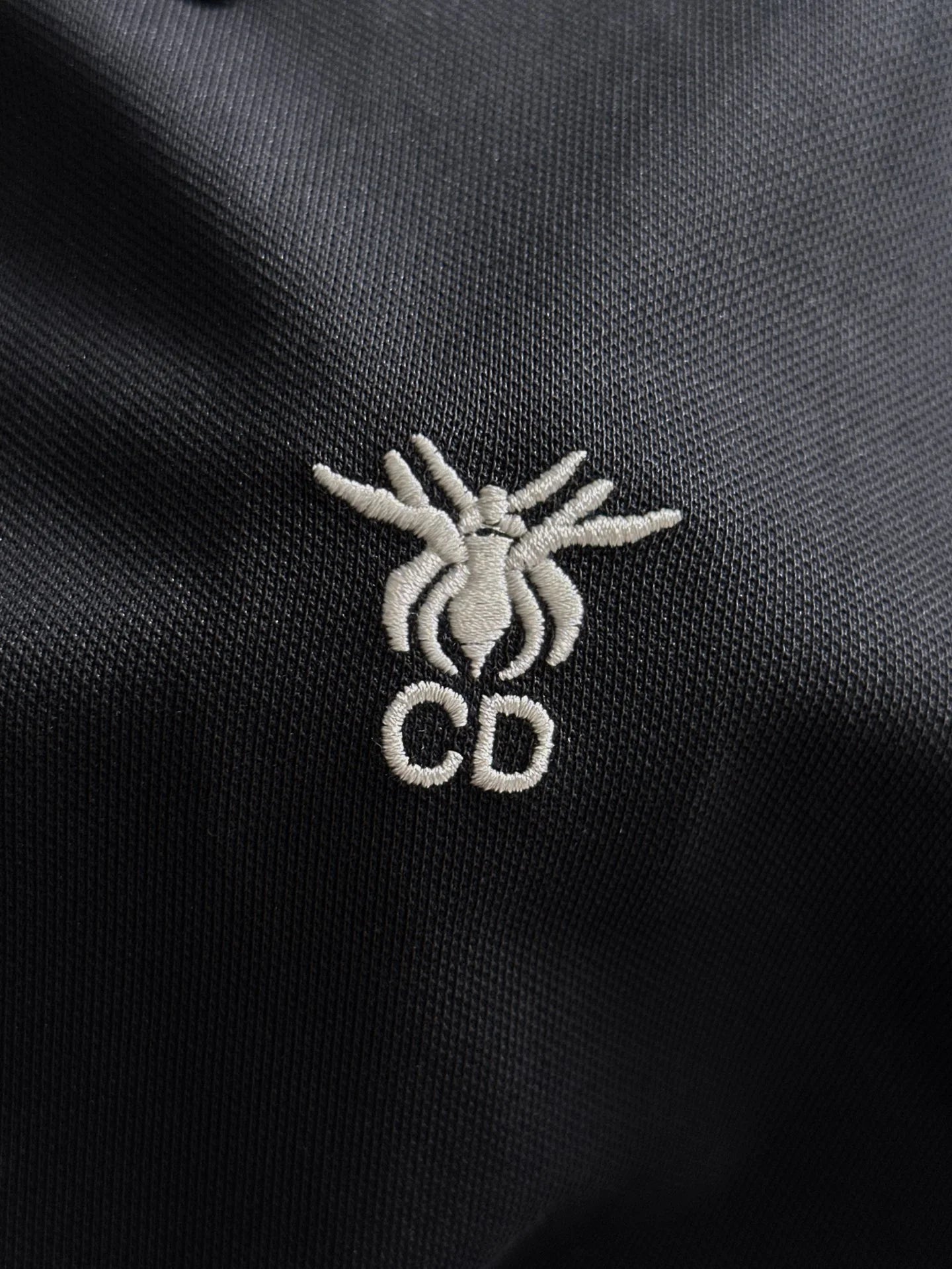 260511 New high-quality embroidered neckline jacquard patchwork design Polo shirt