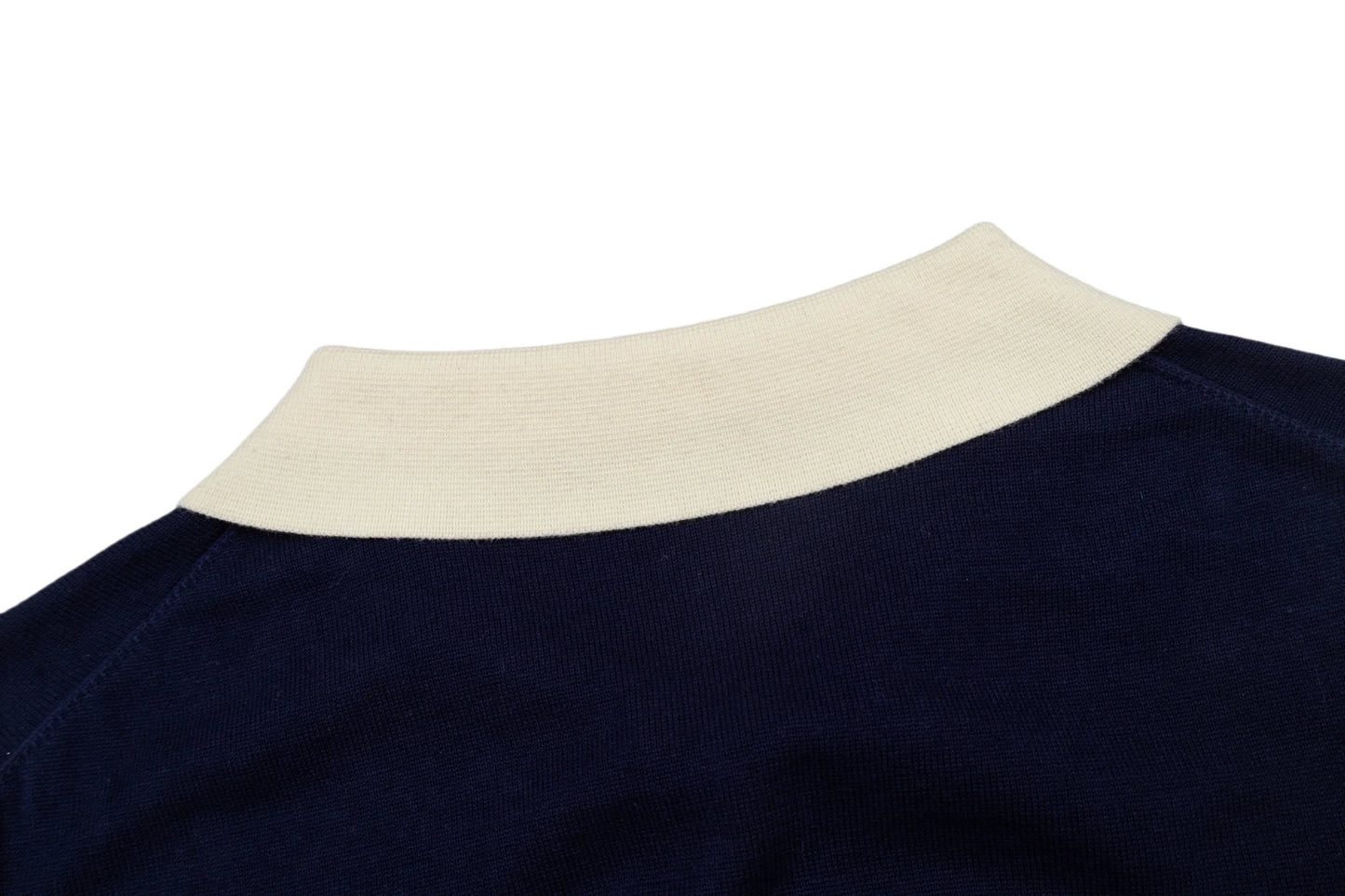 260323 New top-quality, flawlessly crafted bellflower embroidery wool-polyester POLO