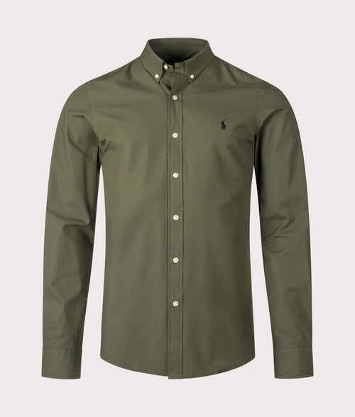 Slim Fit Stretch Poplin Shirt