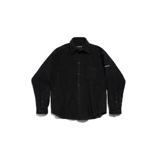 MEN'S OVERSHIRT IN BLACK