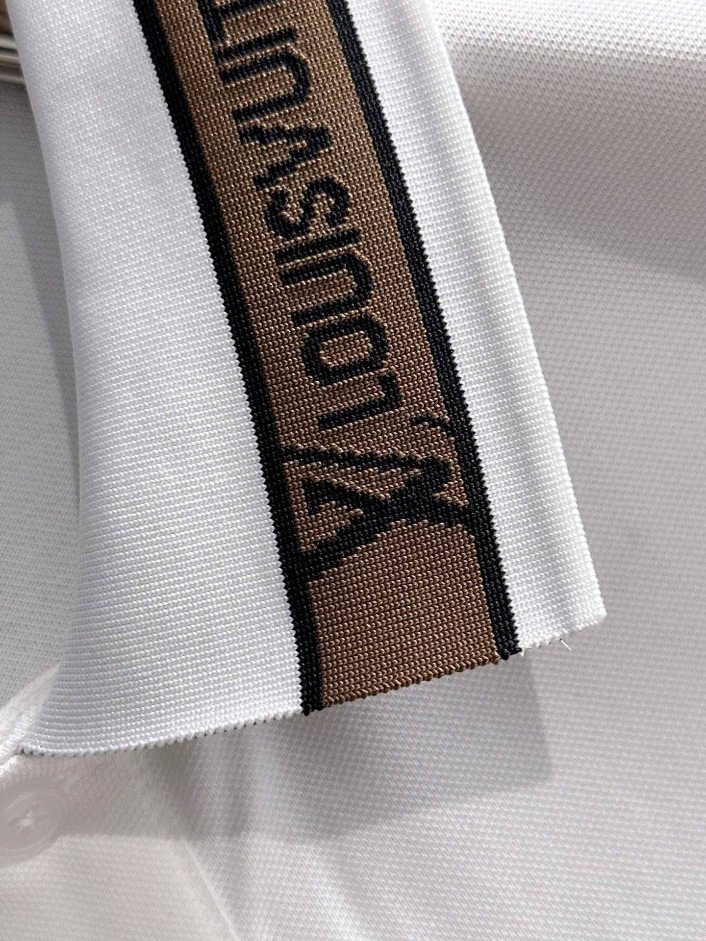 260511 New high-quality embroidered neckline jacquard patchwork design Polo shirt