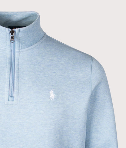 Double-Knit Quarter Zip Sweatshirt