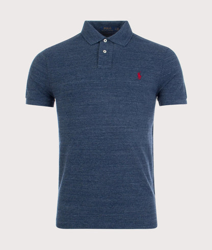 Custom Slim Fit Mesh Polo Shirt
